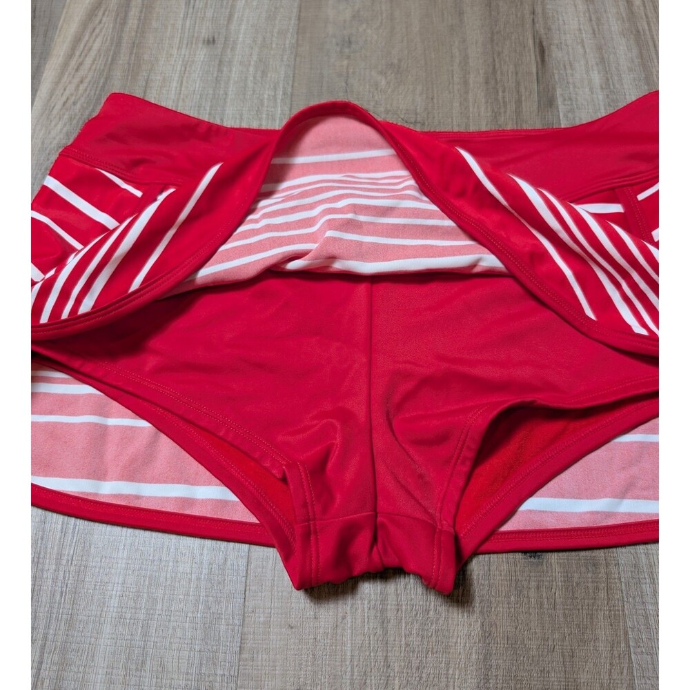 Athleta Size S Encinitas Kata Swim Skirt Stretch Striped Beach Swimsuit Cute EUC - Picture 5 of 10
